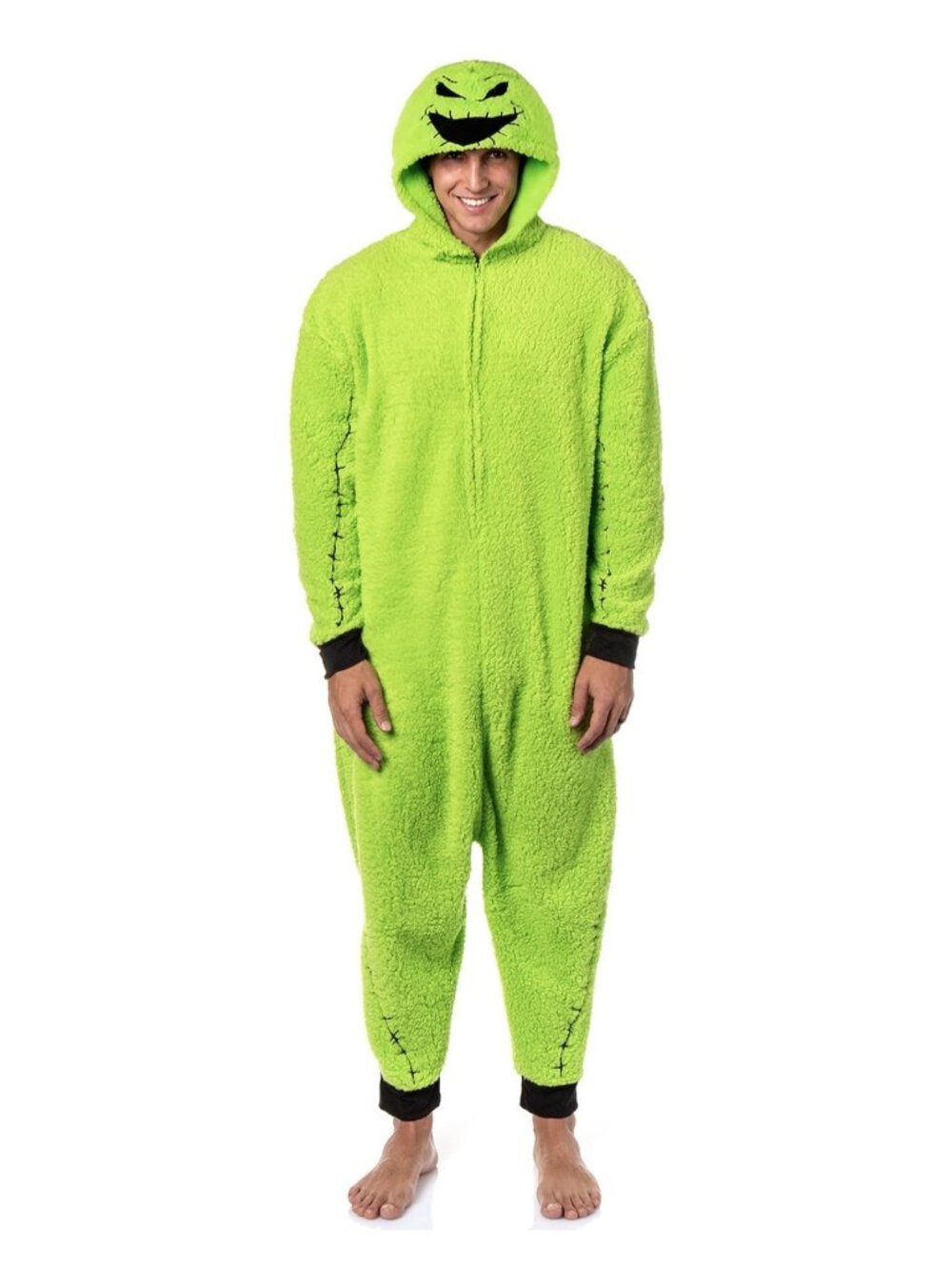 Disney Nightmare Before Christmas Oogie Boogie Pajamas Costume MJC Union Suit XL